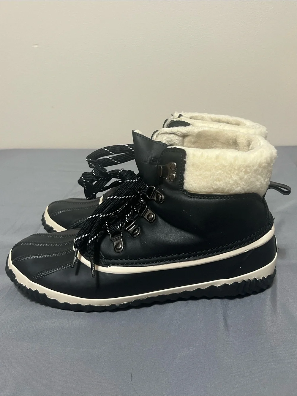 Women's Jsport Alison Waterproof Ankle Short Duck Boot Black Waterproof Jbu